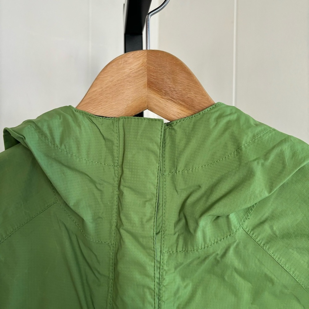 The North Face Green Nylon Hooded Outdoor Full Zip Rain Jacket Womens XS *NOTE